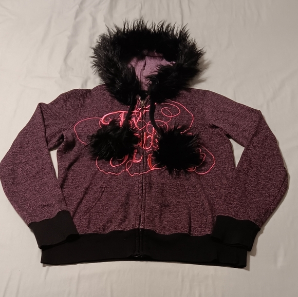 Custom Y2K Fox fur hoodie - Picture 1 of 6